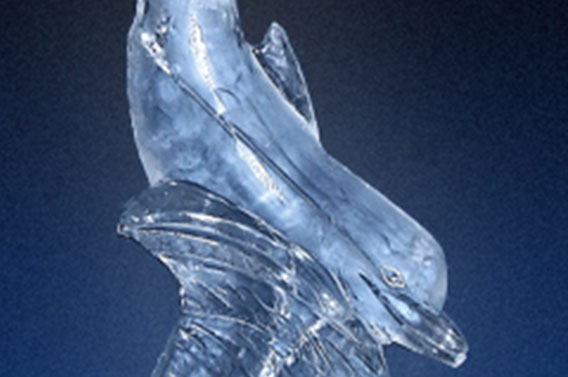 Ice Art Ice Sculpture Vintage Dolphin Ice Mold CBL Specialties