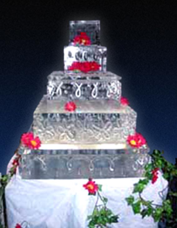 Wedding Cake Ice Sculpture