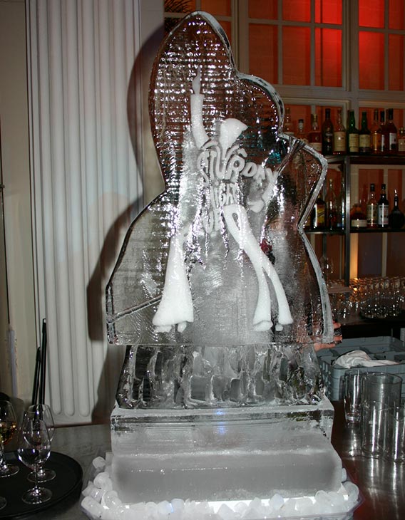 Saturday Night Fever Ice Sculpture